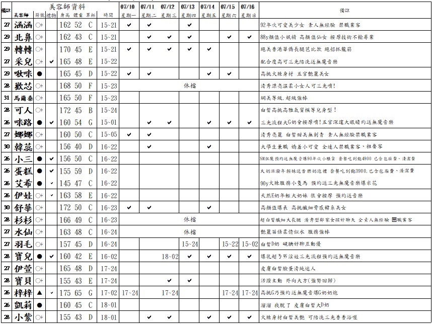 基隆按摩班表