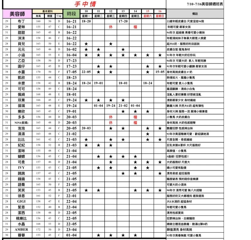 嘉義按摩班表