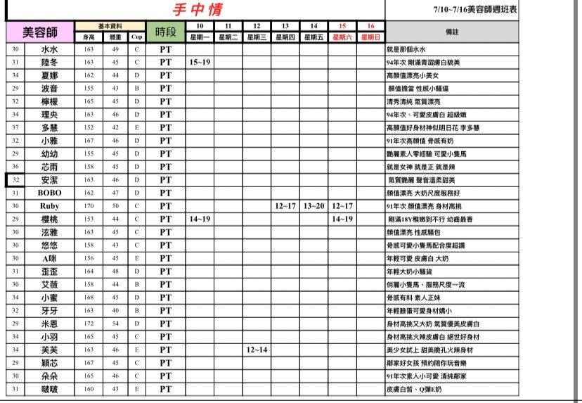 嘉義按摩班表